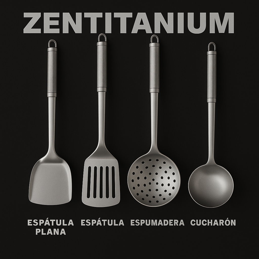 Utensilios Zentitanium 2.0 Premium