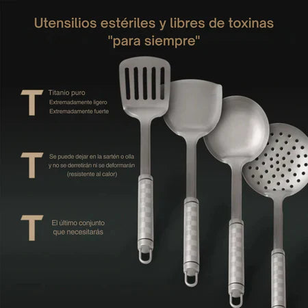 Utensilios Zentitanium 2.0 Premium