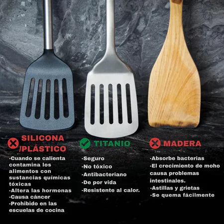 Utensilios Zentitanium 2.0 Premium